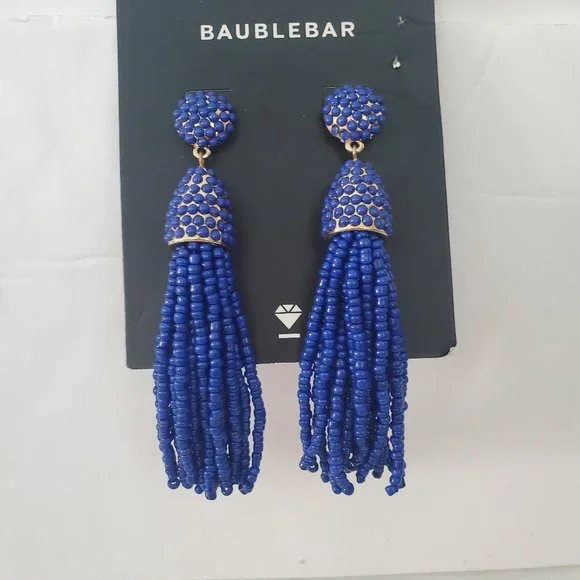 Baublebar granita beaded tassel earrings shop
